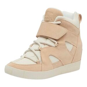 Sorel Out N About Sport‎ Waterproof Wedge Boot Sneakers Beige NWOT Size 9.5